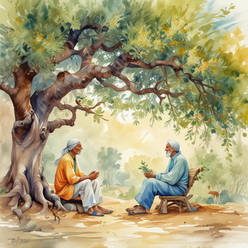 قال