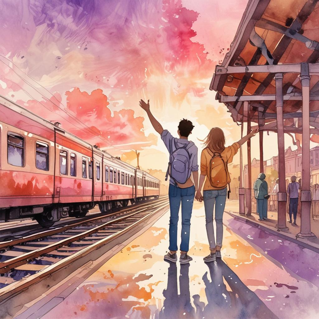 parting